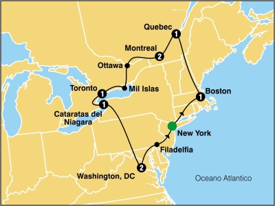 CANADÁ MAGNÍFICO. 8 noches desde 1668 €