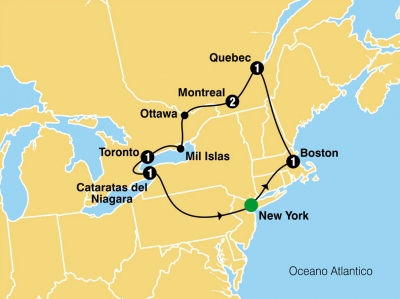 CANADÁ EXPRESO. 6 noches desde 1388 €